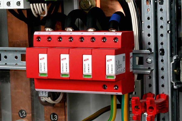 Surge protection for power system Type 1 + Type 2