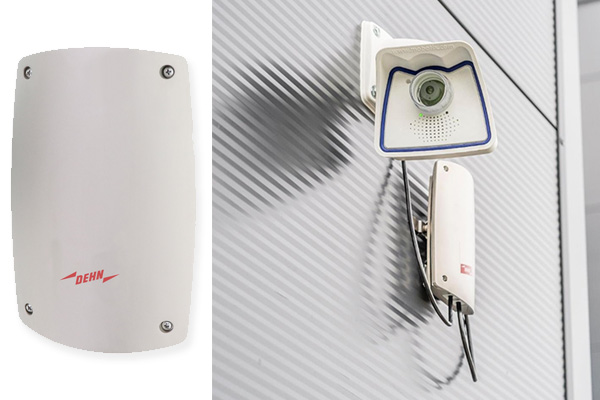 Surge protection for CCTV system